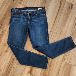 Angry Rabbit Women's Whisker Skinny Jeans Blue Wash Women's Size 31 Made in USA